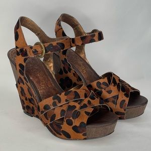 Sam Edelman Katrice Leopard Platform Sandals
